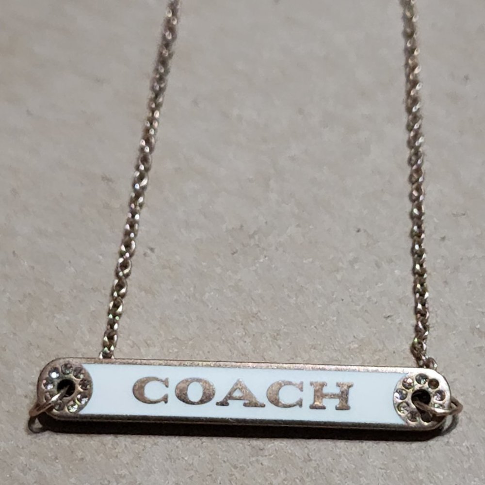 Coach necklace and bracelet set - Picture 2 of 2